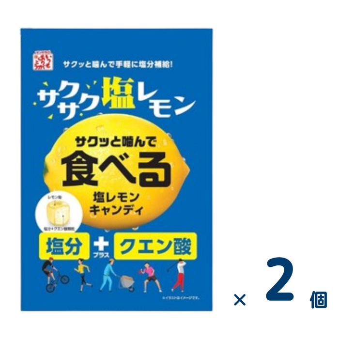 【セット売り】松屋製菓 食べる塩レモン キャンディ （賞味期限2025/6/30）2個入り